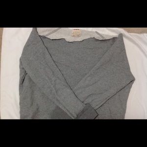 Oversized Levi's off the shoulder sweatshirt